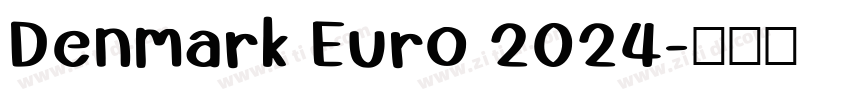 Denmark Euro 2024字体转换